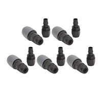 Eminchu Self Locking Pneumatic Quick Connector, High Pressure Air Compressor Hose Coupling Set, Lightweight & Rust Resistant, 5 Units (SP+PP-30)