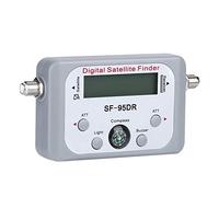 Eminchu SF-95DR Compact Digital Satellite Signal Finder Meter, Lightweight Tool for Aligning Satellite Dish, Supports and, Easy to Carry, Size 5.1 X 2.6 X 0.9 in