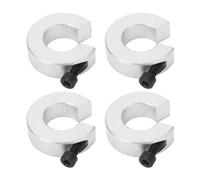 Eminchu Shaft Collar Aluminium Alloy Lightweight Clamp Design for Linear Motion Stop and Drill Fixing, 4Pcs for Machine Tool Drive Shaft