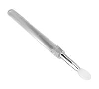 Eminchu Silicone Lip Brush Double Sided Mini Applicator for Lipstick Lip Glaze Eye Shadow Comfortable Use Transparent 1 Unit
