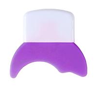 Eminchu Silicone Mascara Smear Shield, Lightweight Eyelash Applicator Baffle for Perfect Makeup Results, Skin Friendly, Easy to Use (Purple)