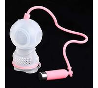 Eminchu Silicone Tea Infuser, Elegant Shape Tea Strainer Filter, Food Grade Infuser with High Temperature 250, Ideal for Home Making (Pink)