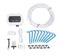 Eminchu Smart Automatic Plant Watering System, 400ml per Min Flowrate Programmable Timer Drip Irrigation Kit, LED Display Watering System with Timer Function, Ideal for Indoor Outdoor (BSV-IC201)