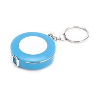 Eminchu Soft Tape Measure Mini Keychain Retractable Ruler for Sewing Tailoring Knitting 1pc Plastic (Blue)