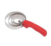 Eminchu Stainless Steel Curry Comb for Shedding Horses and Livestock, Durable Ergonomic Design, Effortlessly Cleans Hair and Mud, Perfect for Stable or Grooming Needs (4 circle cow and horse comb)