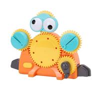 Eminchu Stem Gears Toys, Colorful Learning Building Blocks, Electric Manual Dual Mode Toys with Versatile Engineering Interlocking, Ideal for Kids Ages 3+