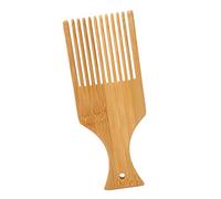 Eminchu Tapestry Weaving Comb with Small Hole for Easy Storage and Beard Grooming Bamboo Wood 5.9 X 2.4 X 0.24in Lightweight