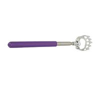 Eminchu Telescoping Back Scratcher Stainless Steel Extendable Massager for Hard to Areas - for Seniors and Friends (Violet)