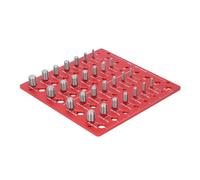 Eminchu Thread Checker Nut Bolt Identifier Accurate Aluminum Gauge for Quick Measurement of 28 Thread Sizes and 8 Pitch Sizes