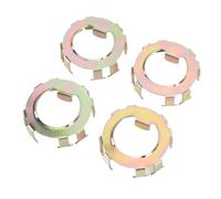 Eminchu Trailer Spindle Nut Retainer Sturdy Metal Secure Fixation for EZ-fit for Lube Dexter Axle for Replacement 4pcs Trailer Enthusiasts