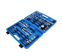Eminchu Universal Engine Valve Spring Removal Tool Kit Durable Alloy Steel for Quick Cylinder Head Repairs 33 Piece Set