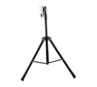 Eminchu Universal Metal Tripod Bracket for 3D Holographic Projector Fan,Height Adjustable Floor Stand for Advertising Machine 42-100cm,Sturdy Black Aluminum Alloy Steel, Suitable