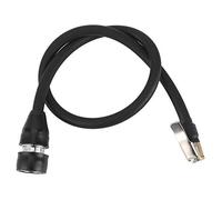 Eminchu Universal Quick Disconnect Inflator Hose High-Pressure Resistant Air Chuck for Auto and Inflation Black 1 Unit