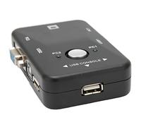 Eminchu USB 2.0 KVM Switcher, 2 Port USB VGA KVM Switcher, 1920x1440, for Computers Sharing Keyboard and Mouse, for PC Printer Scanner
