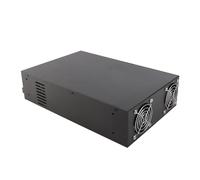 Eminchu Variable DC Power Supply 3000W Stable Stainless Steel Switching Power Supply for Industrial Control (12V)