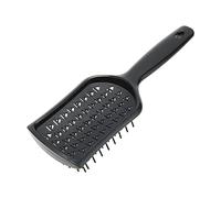 Eminchu Vent Paddle Brush, Professional Detangling Tool for Fast Blow Drying, Suitable for Men and Women, Lightweight ABS Material, Black