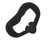 Eminchu VR Glasses Silicone Eye Mask Cover for 2 Comfortable Sweatproof Design Enjoy Gaming Experience (Black)