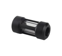 Eminchu Water Cooling Filter Durable Brass Acrylic 4 Window Design for Computer Water Cooling Systems 50mm Length 1 Unit