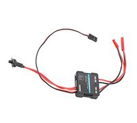 Eminchu Waterproof Black 40A Brushed ESC Speed Controller for RC Car Upgrade, Simple Operation, for Short Truck/Trolley/Climbing Car, Plastic Material