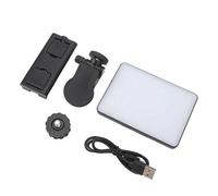 Eminchu Webcam Light with Stepless Dimming and 3 Color Temperatures for Video Conference and Live Streaming Clip Fill Light