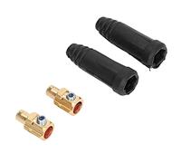 Eminchu Welding Cable Quick Connector Oil Resistant Durable Brass Fitting for Electric Welding Machine 35-50mm² 2 Units