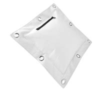 Eminchu Wing Chun Canvas Sand Bag for Kung Fu Training Wall Punching Target for Boxing Muay Thai Sanda, Made of Heavy Canvas, Light Beige, 15.7x10.2in, Suitable for Wing Chun Practitioners (L)