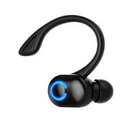 Eminchu Wireless Earbud, Bluetooth 5.2 Headphone, Rain Proof Stereo Sound HD Calling Long Battery Life Headphone with Smart Chip Voice Control, Ideal for Sports, Running & Workout, Black