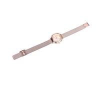 Eminchu Women's Gradient Dial Quartz Watch, Stainless Steel Band Wrist Watch, High Definition Stylish Timepiece with Elegant Design, Ideal for Various Activities & Women Gifts (Rose Gold)