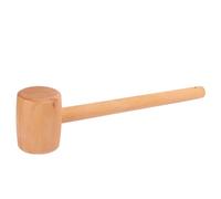 Eminchu Wooden Hammer Wood Mallet, Beech Hammer for Leather Craft, High Hardness Smooth Surface Comfort Grip with 50mm Face, Ideal for Printing Patterns