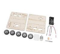 Eminchu Wooden Model Car Kit, Mechanical Car Science Model, DIY STEM Building Kit with 3D Puzzles, Ideal for Kids & Boys Educational Play