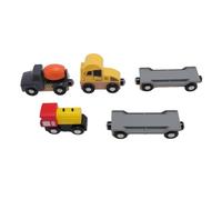 Eminchu Wooden Trains Toy, Maple Wood Trains Set, Educational Toy with Cognitive Development & Hand Eye Coordination, Ideal for Kids Learning