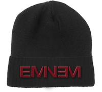 Eminem Beanie Hat Logo Official Black Unisex One Size