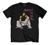 Eminem Letters Official Tee T-Shirt Mens Unisex (Small) Black