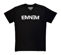 Eminem Logo Mono T-Shirt in Black | Size: Medium Eminem Black M