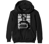Eminem Slim Shady Marshall Mathers Official Unisex Hoodie Hooded Top (Large) Black