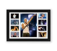 Eminem Slim Shady Signed Poster Print - Framed Limited Edition (1 of 999) Hip-Hop Memorabilia - Featuring Marshall Mathers Autograph Reprint (A4 Framed)