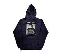 Eminem Unisex Adult Arrest Pullover Hoodie (XXL) (Navy Blue)