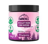 Eminence 3500mg Pure Himalayan Shilajit Gummies | 100% Vegan | High Strength Organic Fulvic Acid Supplement | Natural Energy Booster | Women & Men | Made in UK - Cube Gummies