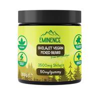 Eminence 3500mg Pure Himalayan Shilajit Gummies | 100% Vegan | High Strength Organic Fulvic Acid Supplement | Natural Energy Booster | Women & Men | Made in UK - Mixed Bears
