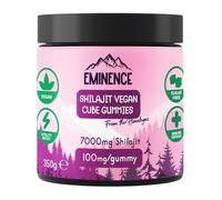 Eminence 7000mg Pure Himalayan Shilajit Gummies | 100% Vegan | High Strength Organic Fulvic Acid Supplement | Natural Energy Booster | Women & Men | Made in UK - Cube Gummies