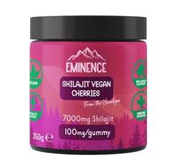 Eminence 7000mg Pure Himalayan Shilajit Gummies | 100% Vegan | High Strength Organic Fulvic Acid Supplement | Natural Energy Booster | Women & Men | Made in UK - Cherries
