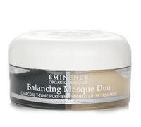 Eminence Balancing Masque Duo: Charcoal T-Zone Purifier & Pomelo Cheek Treatment For Combination Skin Types 60ml