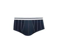 Eminence Men's Pure Cotton Open High-Waist Briefs Slip, Blue, X-Large