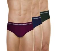 Eminence Men's Chic INTEMPOREL Underwear, Bordeaux/Marine/VERT, L (Pack of 3)