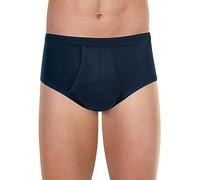 Eminence Men's Pure Cotton High Waist Open Brief, Blue, D 7 / US XL / UK 38 /FR 5