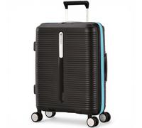 Eminent Finno Cabin Suitcase 55x40x20, Expandable, Hard Shell, 4 Spinner Wheels, Lightweight, TSA Lock, 2.5 kg, 39L, Carry On Hand Luggage Trolley Travel Trip Bag Black