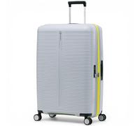 Eminent Finno Large Suitcase 77x51x30, Expandable, Hard Shell, 4 Spinner Wheels, Lightweight, TSA Lock, 158 cm, 3.9 kg, 110L, Check in Travel Luggage Trolley Bag Grey