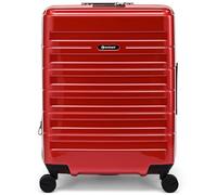 Eminent Voyager Cabin Suitcase 55x40x20, Expandable, Hard Shell, 4 Spinner Wheels, Lightweight, Carry On, TSA Lock, 2.7 kg, 39L, Carry On Hand Luggage Cabin Bag Trolley Travel Trip Red