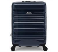 Eminent Voyager Cabin Suitcase 55x40x20, Expandable, Hard Shell, 4 Spinner Wheels, Lightweight, Carry On, TSA Lock, 2.7 kg, 39L, Carry On Hand Luggage Cabin Bag Trolley Travel Trip Black