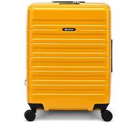 Eminent Voyager Cabin Suitcase 55x40x20, Expandable, Hard Shell, 4 Spinner Wheels, Lightweight, Carry On, TSA Lock, 2.7 kg, 39L, Carry On Hand Luggage Cabin Bag Trolley Travel Trip Yellow